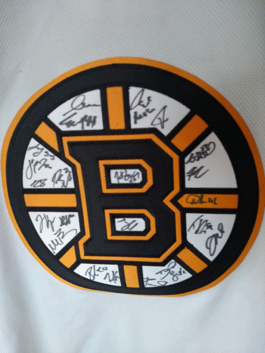 Boston Bruins Autographed Jersey